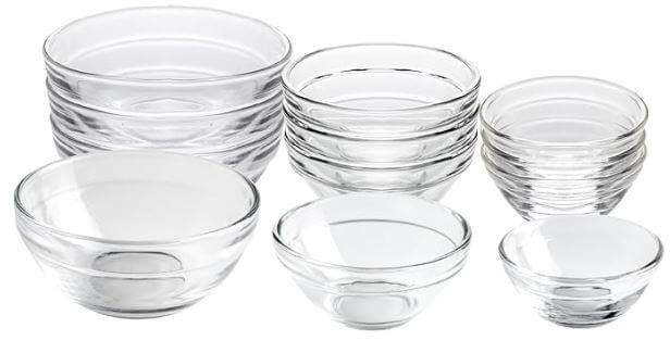 Glass Prep Bowls